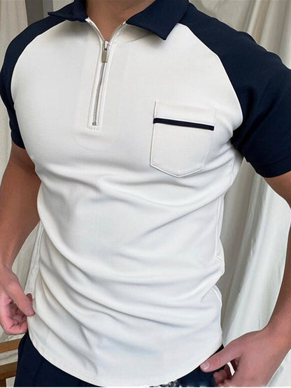 Men’s Solid Polo Shirt | Classic Short-Sleeve Style