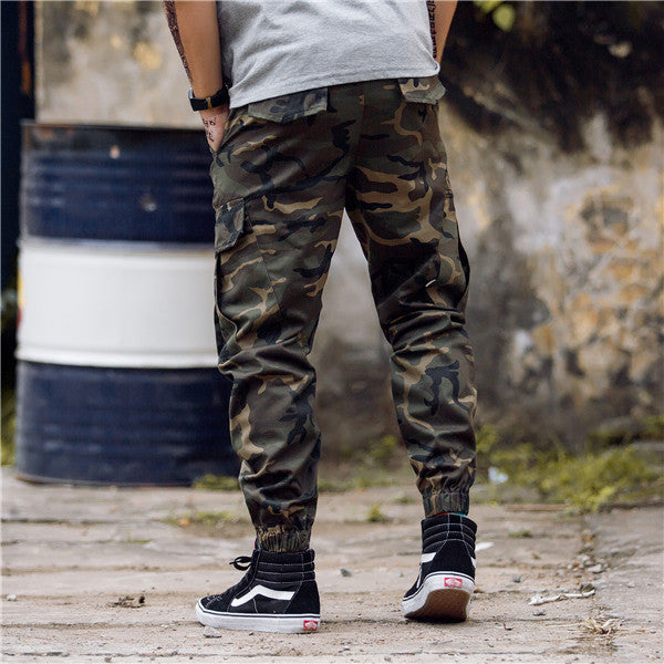 Men’s Camouflage Jogger Pants | Streetwear Slim Fit Harem Trousers