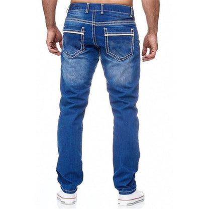 Men’s Straight Jeans with Pockets | Business Casual & Streetwear Style