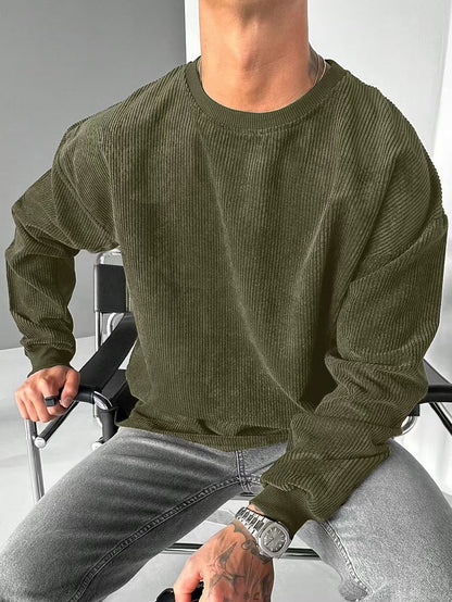 Casual Round Neck Sweater For Men