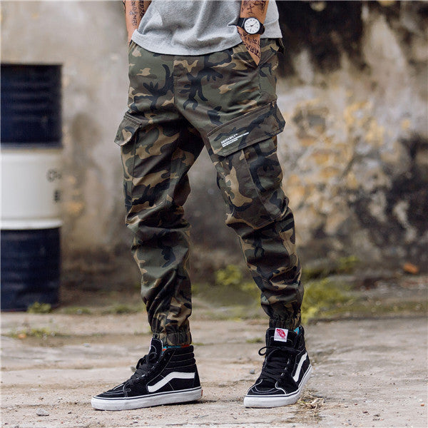 Men’s Camouflage Jogger Pants | Streetwear Slim Fit Harem Trousers
