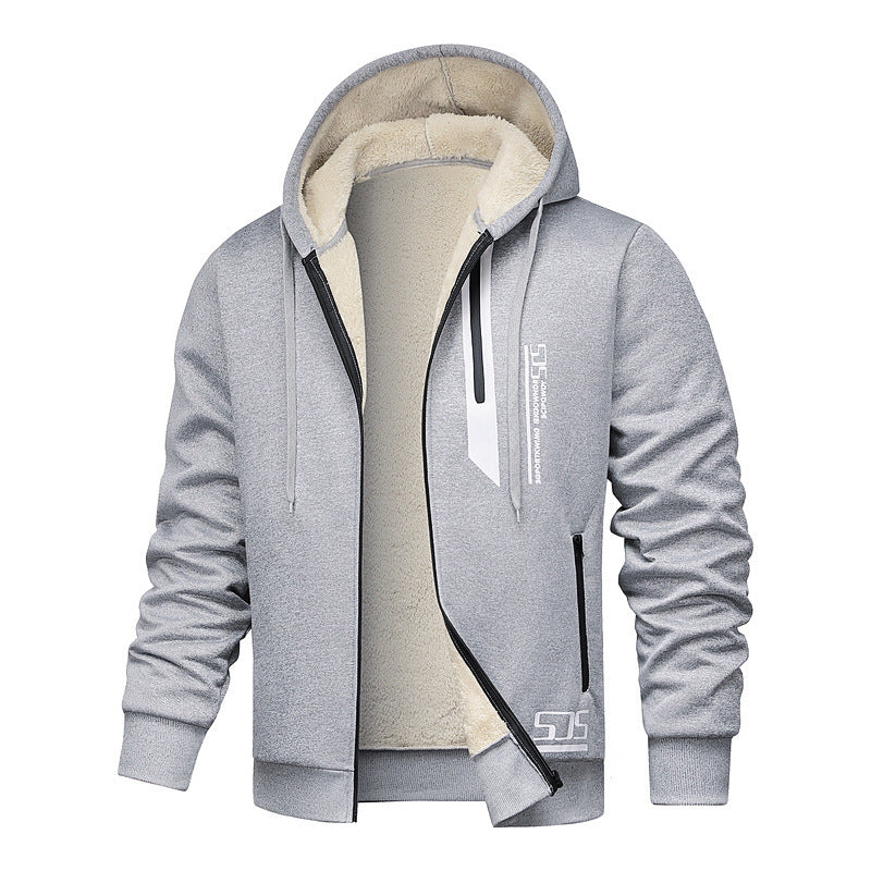 Cashmere Fleece-Lined Hoodie For Men