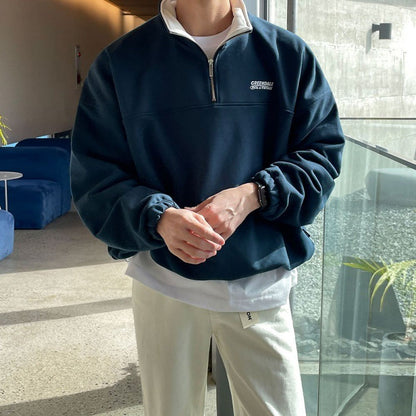 Men’s Trendy Half-Zip Sweater