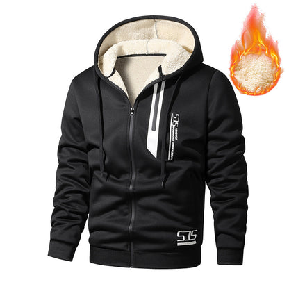 Cashmere Fleece-Lined Hoodie For Men