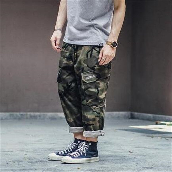 Men’s Camouflage Jogger Pants | Streetwear Slim Fit Harem Trousers