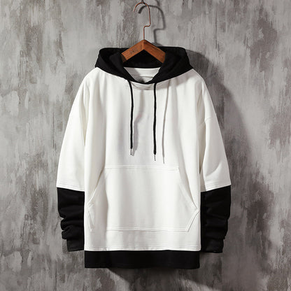 Double Layer Loose Hoodie For Men