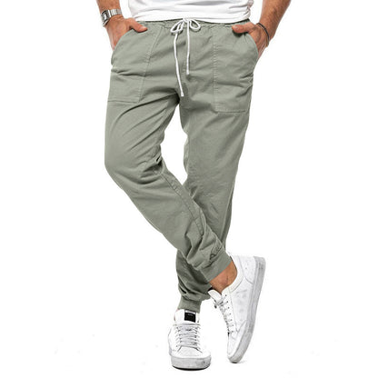 Spring & Autumn Men's Casual Pants | Loose Tapered Outdoor Overalls