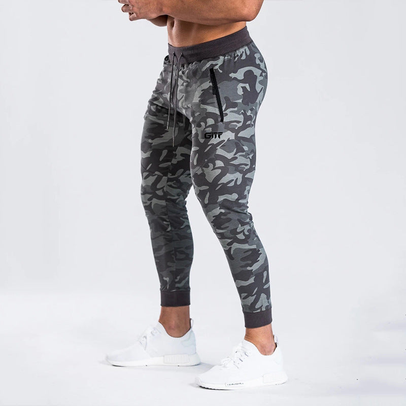 Men’s Camouflage Quick-Dry Joggers | Slim Fit Athletic Running Pants