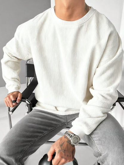 Casual Round Neck Sweater For Men