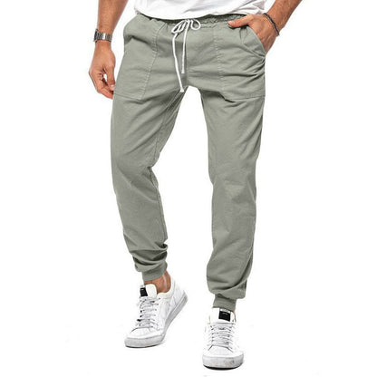 Spring & Autumn Men's Casual Pants | Loose Tapered Outdoor Overalls