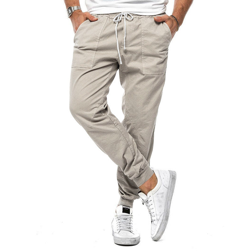 Spring & Autumn Men's Casual Pants | Loose Tapered Outdoor Overalls