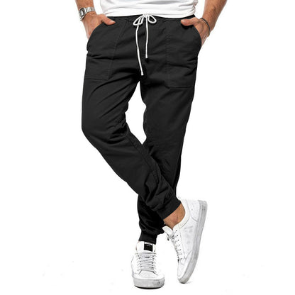 Spring & Autumn Men's Casual Pants | Loose Tapered Outdoor Overalls