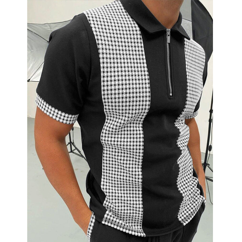 Men’s Solid Polo Shirt | Classic Short-Sleeve Style