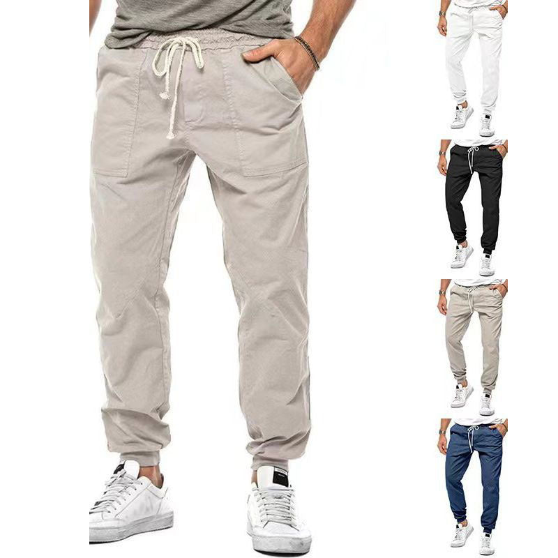 Spring & Autumn Men's Casual Pants | Loose Tapered Outdoor Overalls