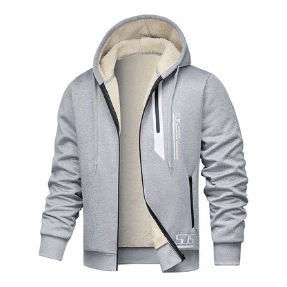 Cashmere Fleece-Lined Hoodie For Men