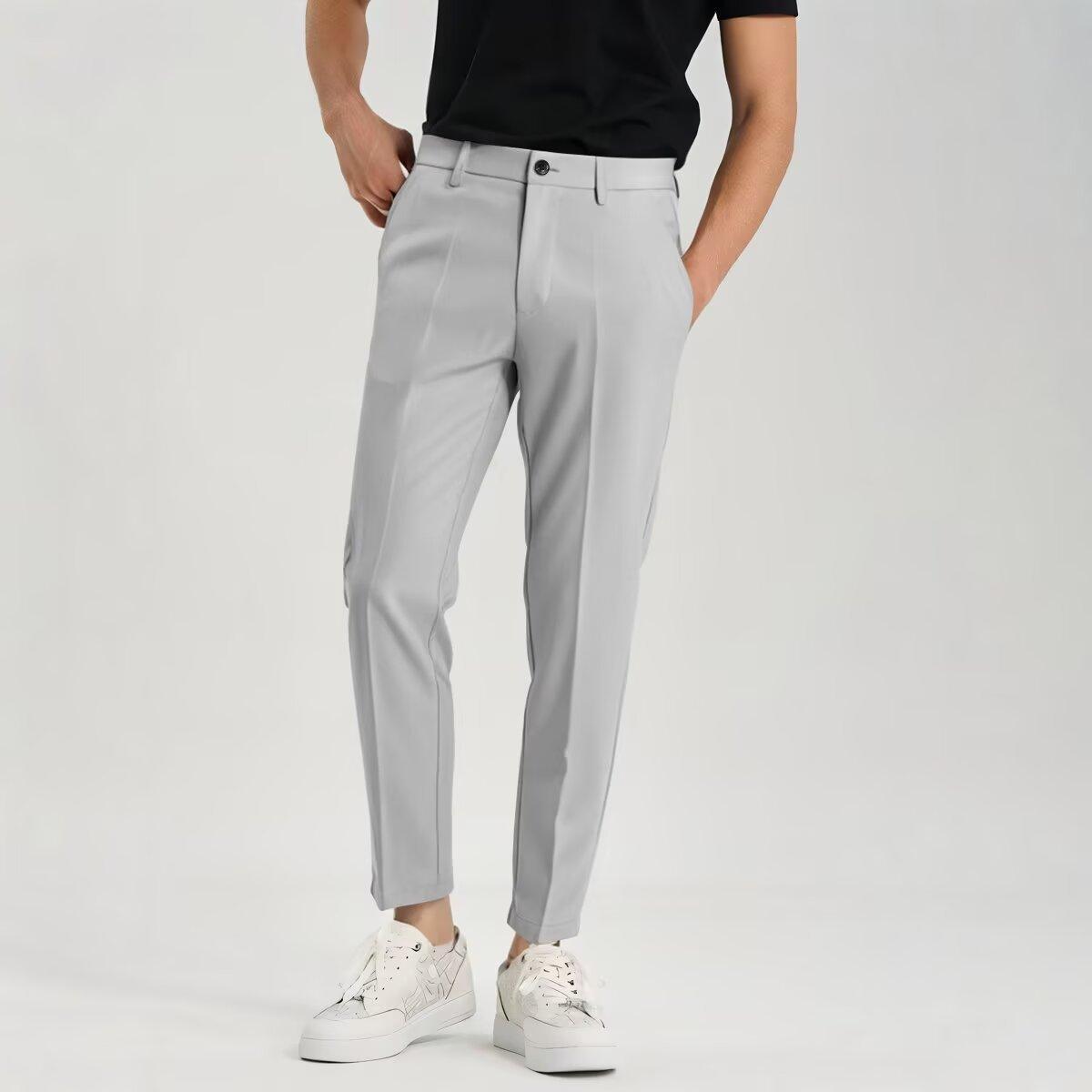 Men's Ankle Tied Pants Versatile Hong Kong Trend Men's Pants