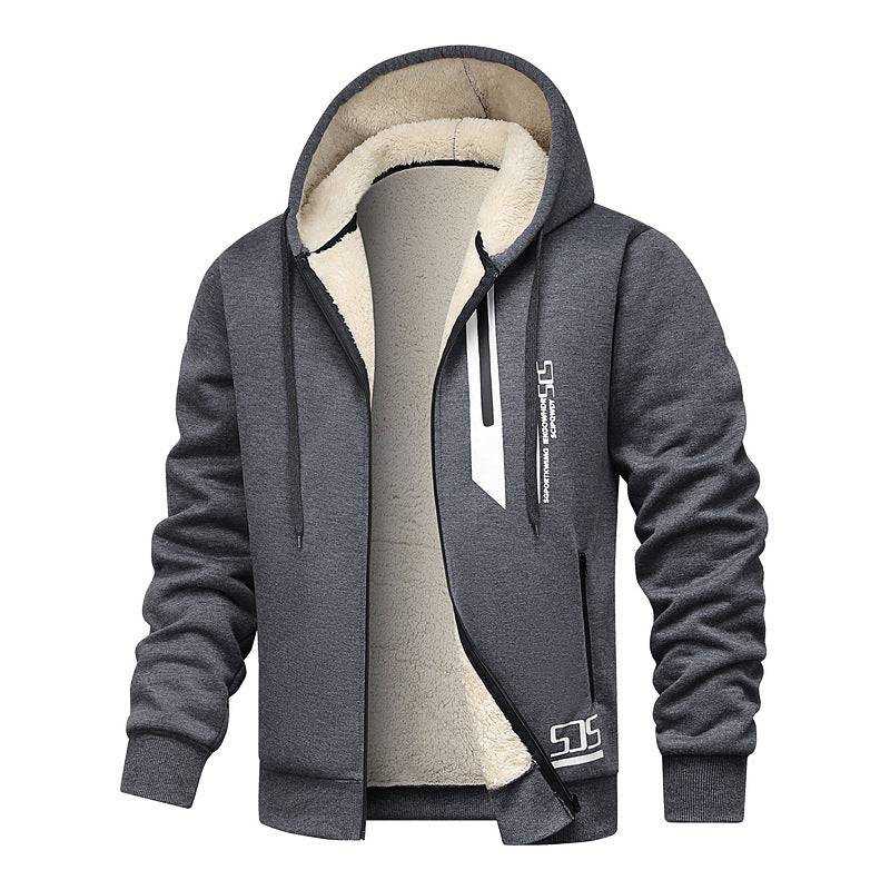 Cashmere Fleece-Lined Hoodie For Men
