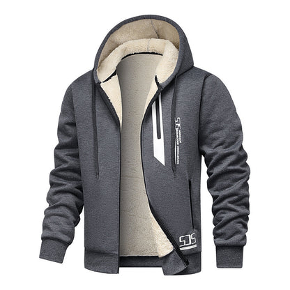 Cashmere Fleece-Lined Hoodie For Men
