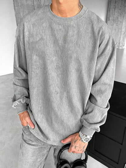 Casual Round Neck Sweater For Men