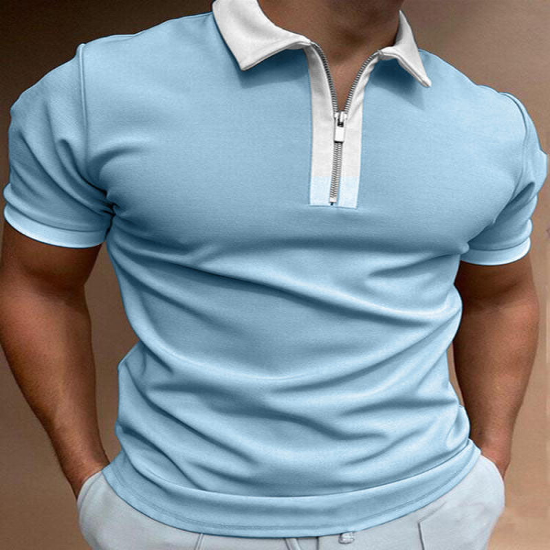 Men’s Solid Polo Shirt | Classic Short-Sleeve Style