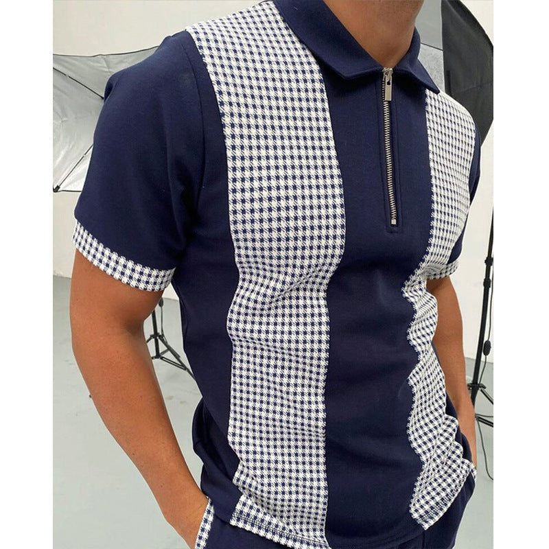 Men’s Solid Polo Shirt | Classic Short-Sleeve Style