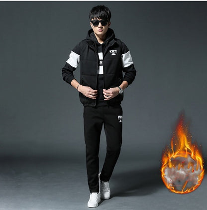 Plus Velvet Warm Suit For Men