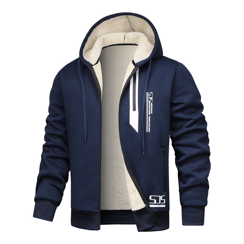 Cashmere Fleece-Lined Hoodie For Men