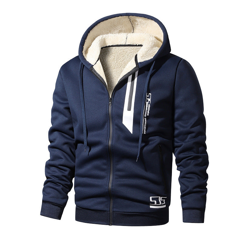 Cashmere Fleece-Lined Hoodie For Men